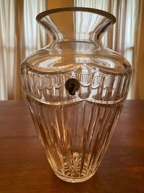 Waterford Crystal Vase with Original Sticker.  Beautifully crafted!
